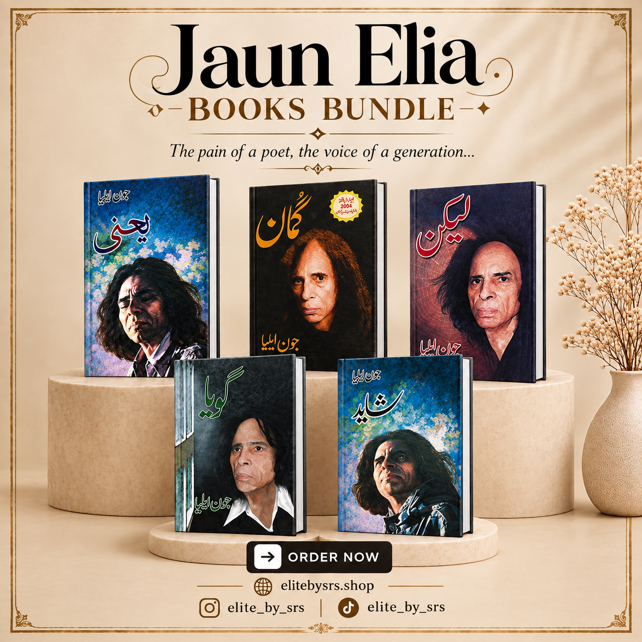 Jaun Elia books -bundle